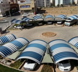 ساخت انواع پارکینگ با ورق رنگی تمامی نقاط ایران