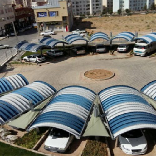 ساخت انواع پارکینگ با ورق رنگی تمامی نقاط ایران