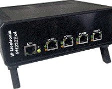 مبدل پورت سریال به اترنت چهار پورته RS-232  COM Port to Ethernet LAN