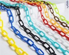 تولید و پخش کننده زنجیر پلاستیکی  رنگ بندی قرمز،زرد،سفید،مشکی و… کیسه 250 متری