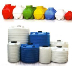 مخازن پلی اتیلنی – پلاستیکی افقی و عمودی 100 لیتری تا 1000 لیتری .