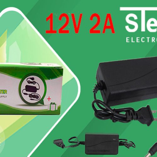 فروش آداپتور ۱۲ ولت ۲ آمپر استلا STELLA 12V 2A adapter با یک سال گارانتی