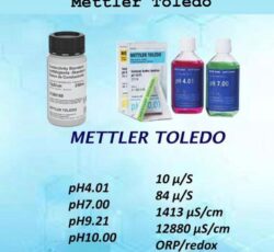 محلول های استاندارد کالیبراسیون pH و EC متلرتولدو