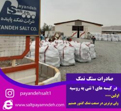 صادرات نمک به روسیه.گرجستان.ارمنستان.ترکیه .عراق