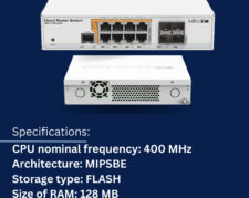 سوئیچ روتر PoE میکروتیک CRS112-8P-4S-IN