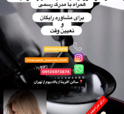 مرکز تخصصی  رنگ/مش/هایلایت/ با بهترین برند های خارجی