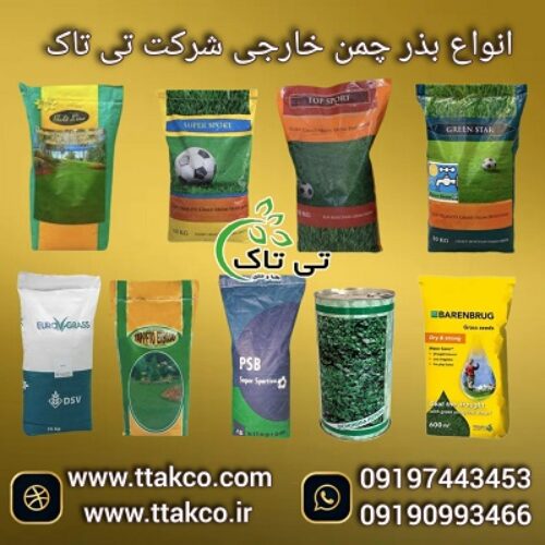 انواع بذر چمن  طبیعی خارجی   فروش عمده و خرده به قیمت پایین 09197443453