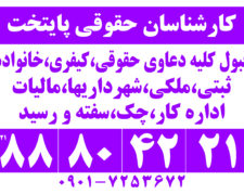 کارشناسان حقوقی پایتخت