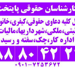 کارشناسان حقوقی پایتخت