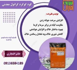 فروش ویژه گوگرد معدنی گرانول