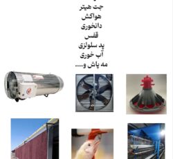 تجهیزات مرغداری هیتر هواکش