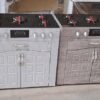 اجاق گاز کابیت دار در طرح ها و رنگ هاب مختلف