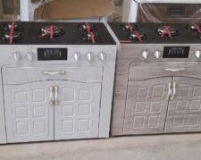 اجاق گاز کابیت دار در طرح ها و رنگ هاب مختلف