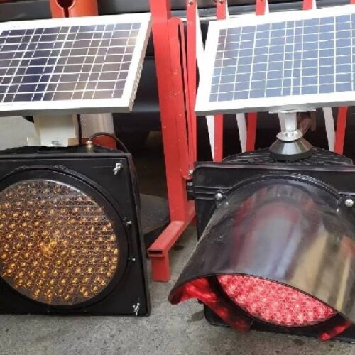 چراغ راهنمایی تک خانه LED سولار