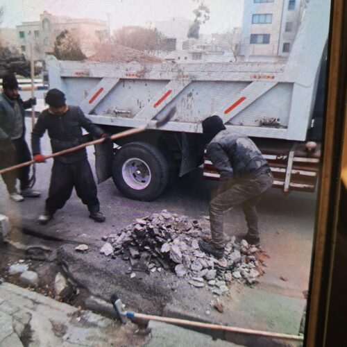 حمل نخاله ساختمانی در شاهین شهر حومه وخاک باغچه سیاه